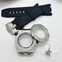42mm Modified Watch shell Kit Sapphire Crystal  Watch Case Grenadier Dial Hands for NH35 NH36/4R/7S Mechanical Movement No logo