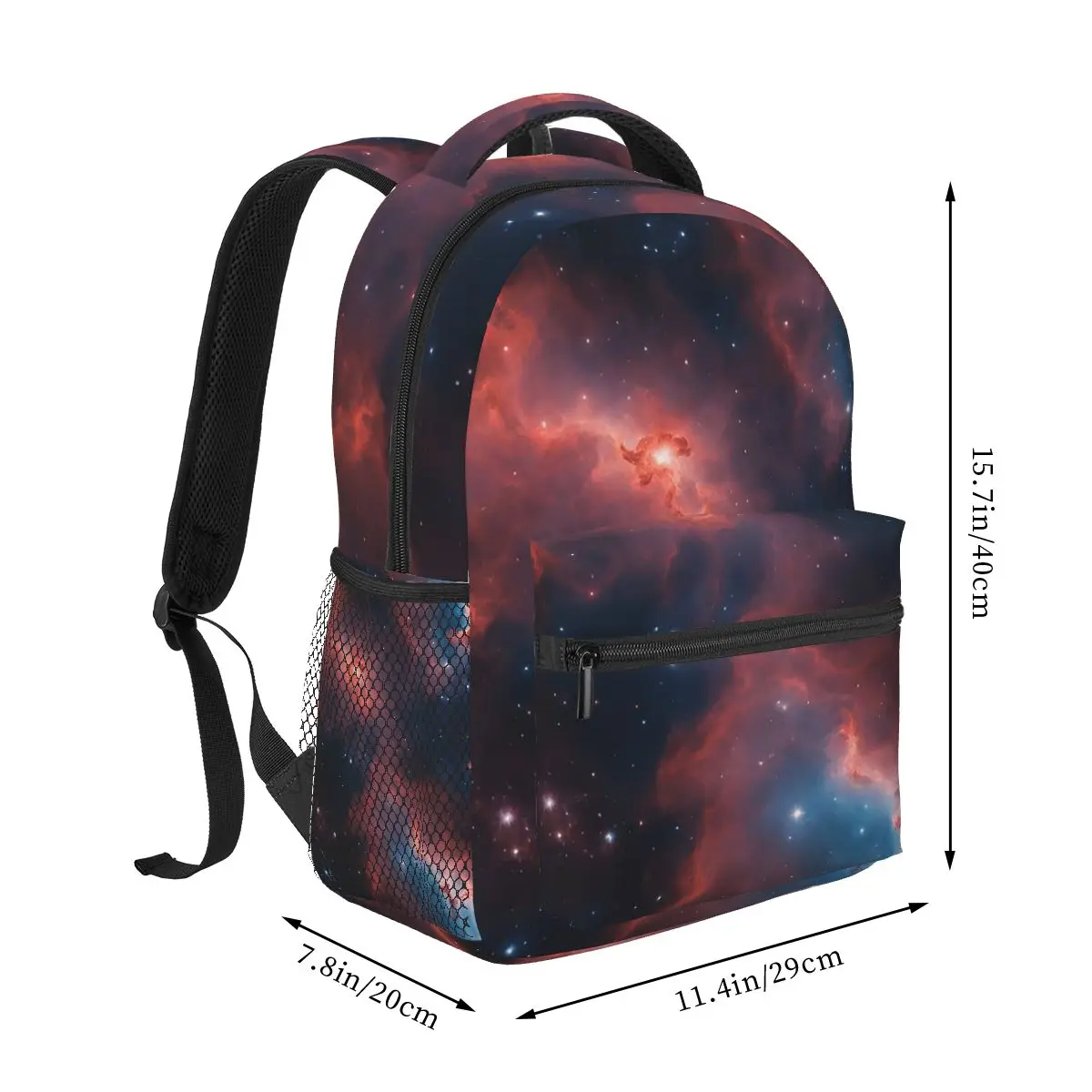 Nebula Glow zaini ragazzi ragazze Bookbag studenti borse da scuola Cartoon Laptop zaino borsa a tracolla grande capacità