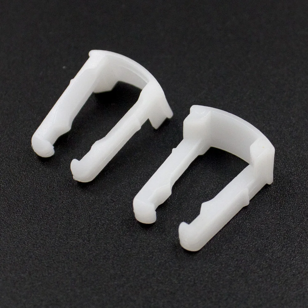 100 sztuk samochodów złącze rurowe u-clip plastikowe w kształcie litery U klip armatura pielęgnacja samochodu karta klamra filtr samochodowy klipy nity z tworzywa sztucznego