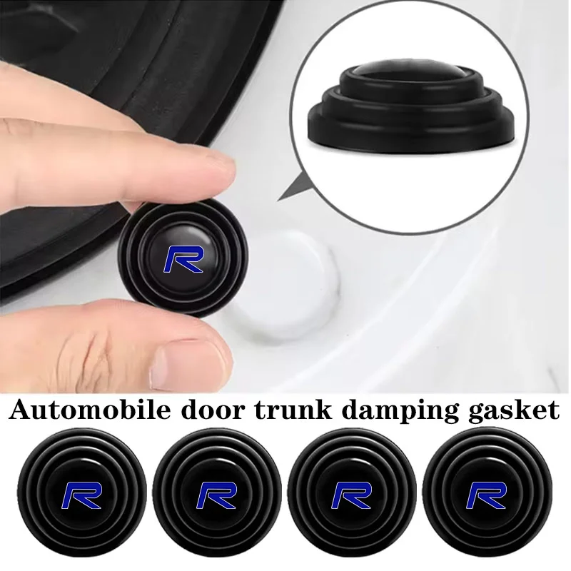 Car Door Shock Absorber Silicone Pads Universal Anti Shock Pad For Volvo R design AWD S40 S60 S90 XC40 XC60 XC90 V40 Accessorie