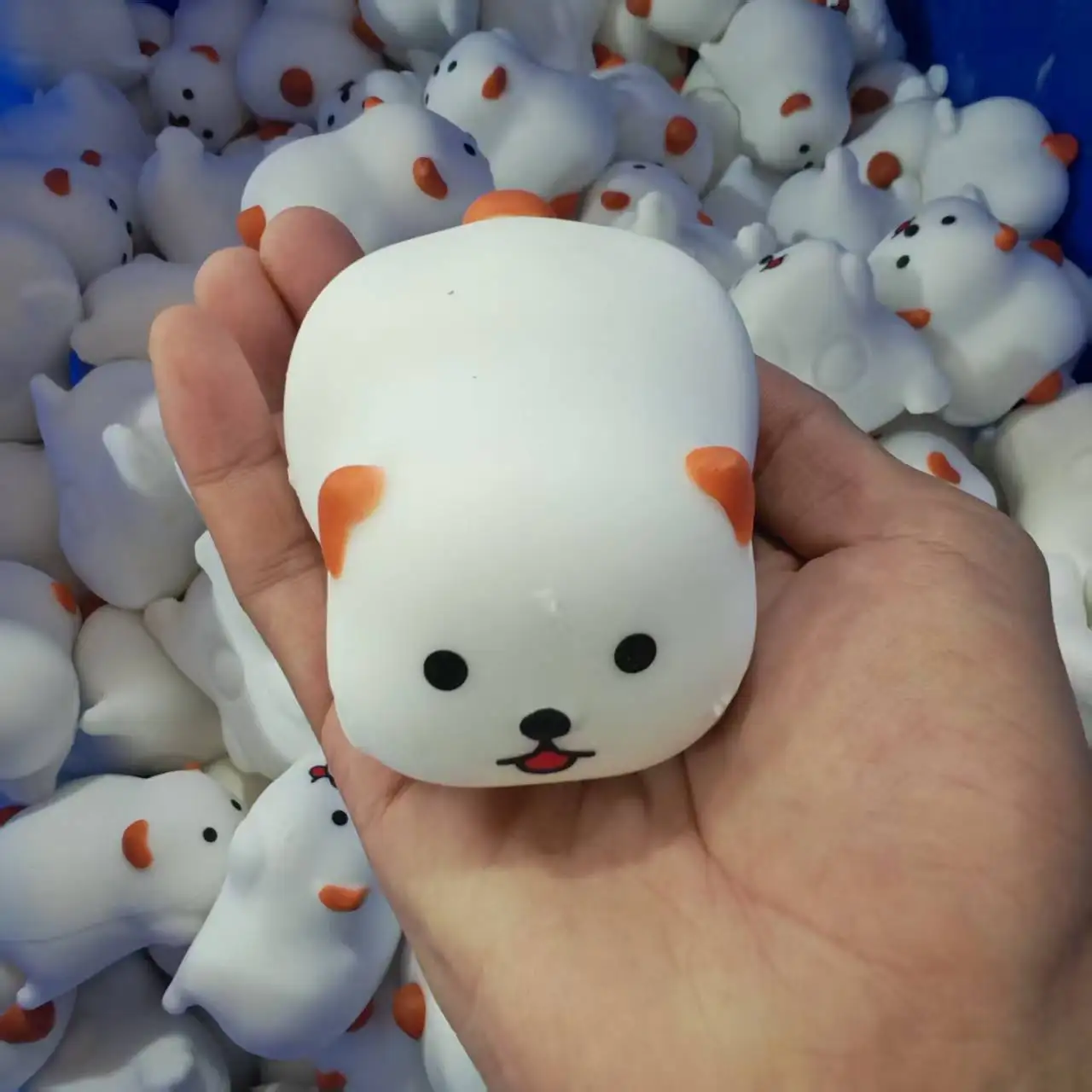 Crunchy Panda Squishy Stress Ball Fidget Toy Squeeze Toy Round Blocks Filled ASMR Anti Stress Release Hand Relax Gift Toy image 4