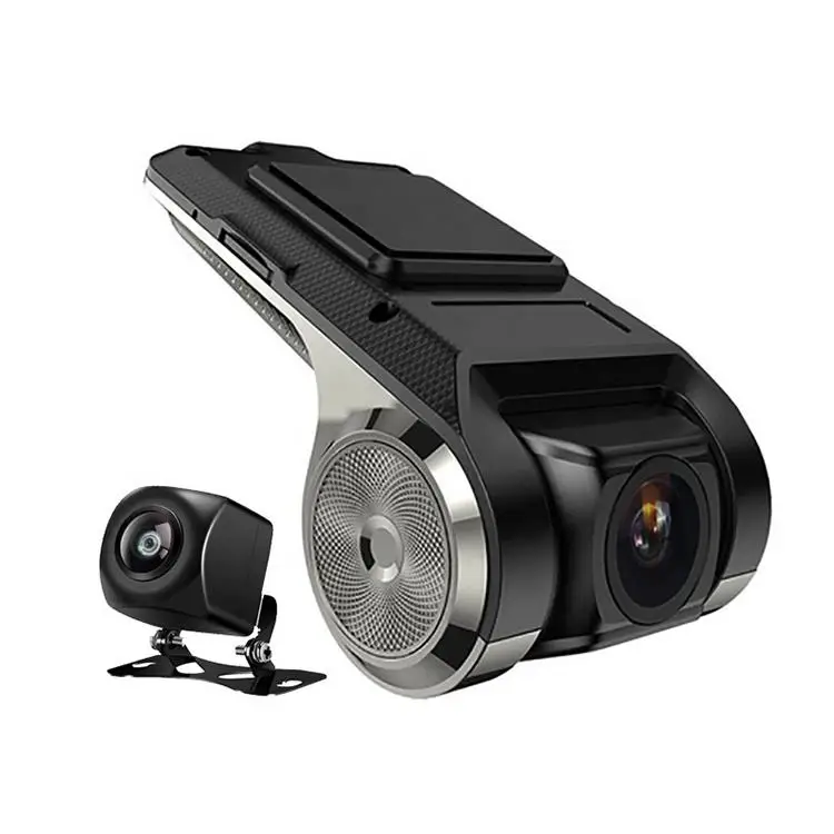 

High Resolution Dash Cam Android Navigation Vehicle DVR USB Interface Double Recording Electronic Dog ADAS Driving Assistance