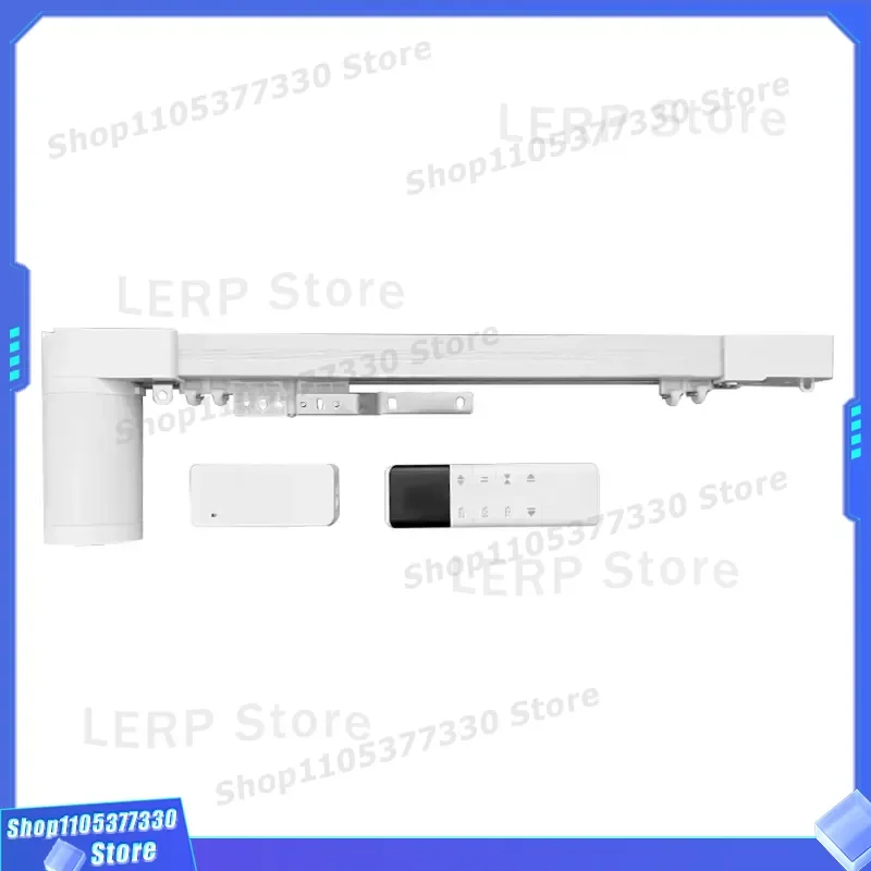Smart Electric Curtain Motor Aluminum Alloy Track Miniature Automated Blinds System for Home Office Window Treatment Silent