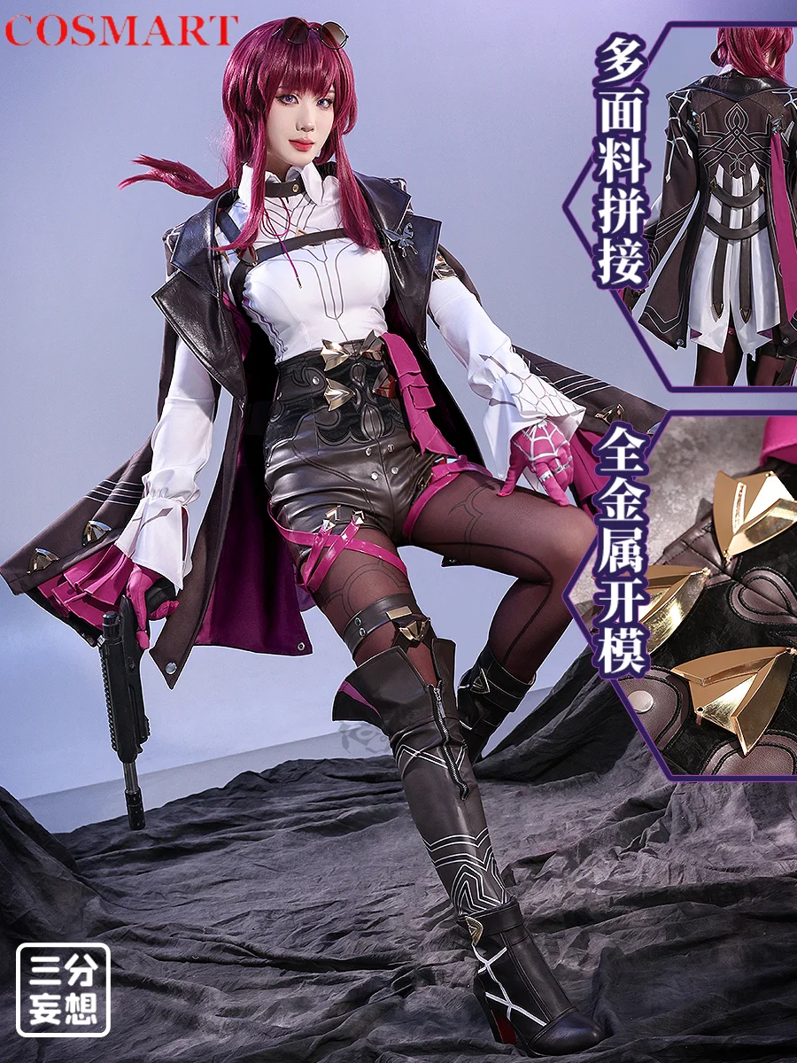 

Three Point Delusion Honkai: Star Rail Kafka Women Cosplay Costume Cos Game Anime Party Uniform Hallowen Play Role Clothes