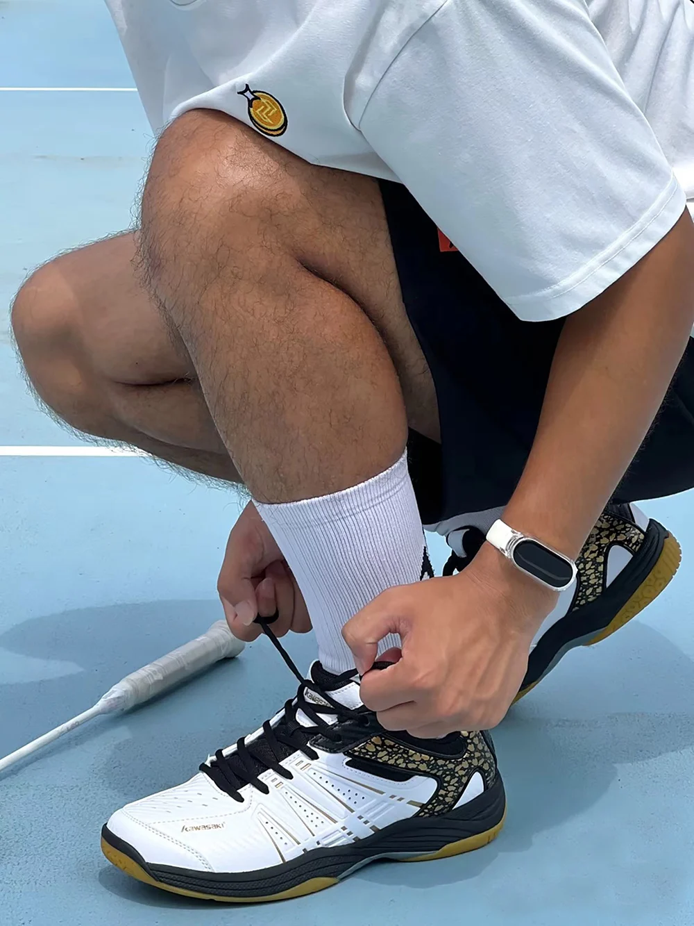 Kawasaki Badminton Shoes Breathable Anti-Slippery Sport Tennis Shoes for Men Women Sneakers K-063