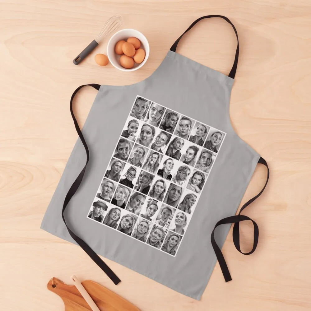 

Villanelle, Killing Eve S1-S3 Apron Women Kitchen'S Hairdressing Hairdresser Accessories Restaurant Kitchen Equipment Apron