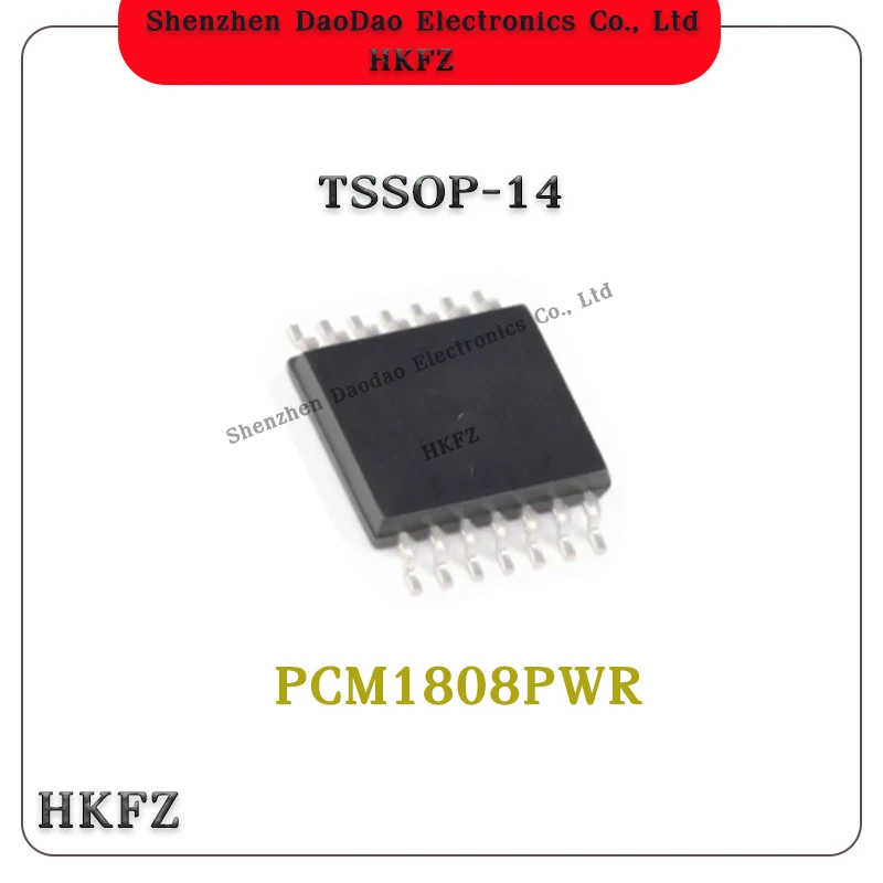 

10Pcs PCM1808PWR PCM1808 TSSOP-14 Digital to analog converter chip IC