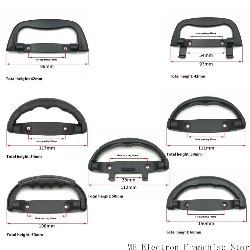T5EA Ergonomic ABS Suas Atcase con fori montaggio per casse stoccaggio dei viaggi viaggio