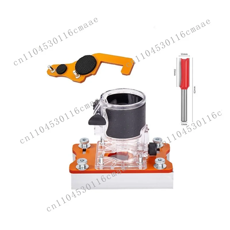 2-in-1 Connector Fastener Slotter Cabinet Wardrobe Furniture Invisible 2-in-1 Slotted Plate Tool