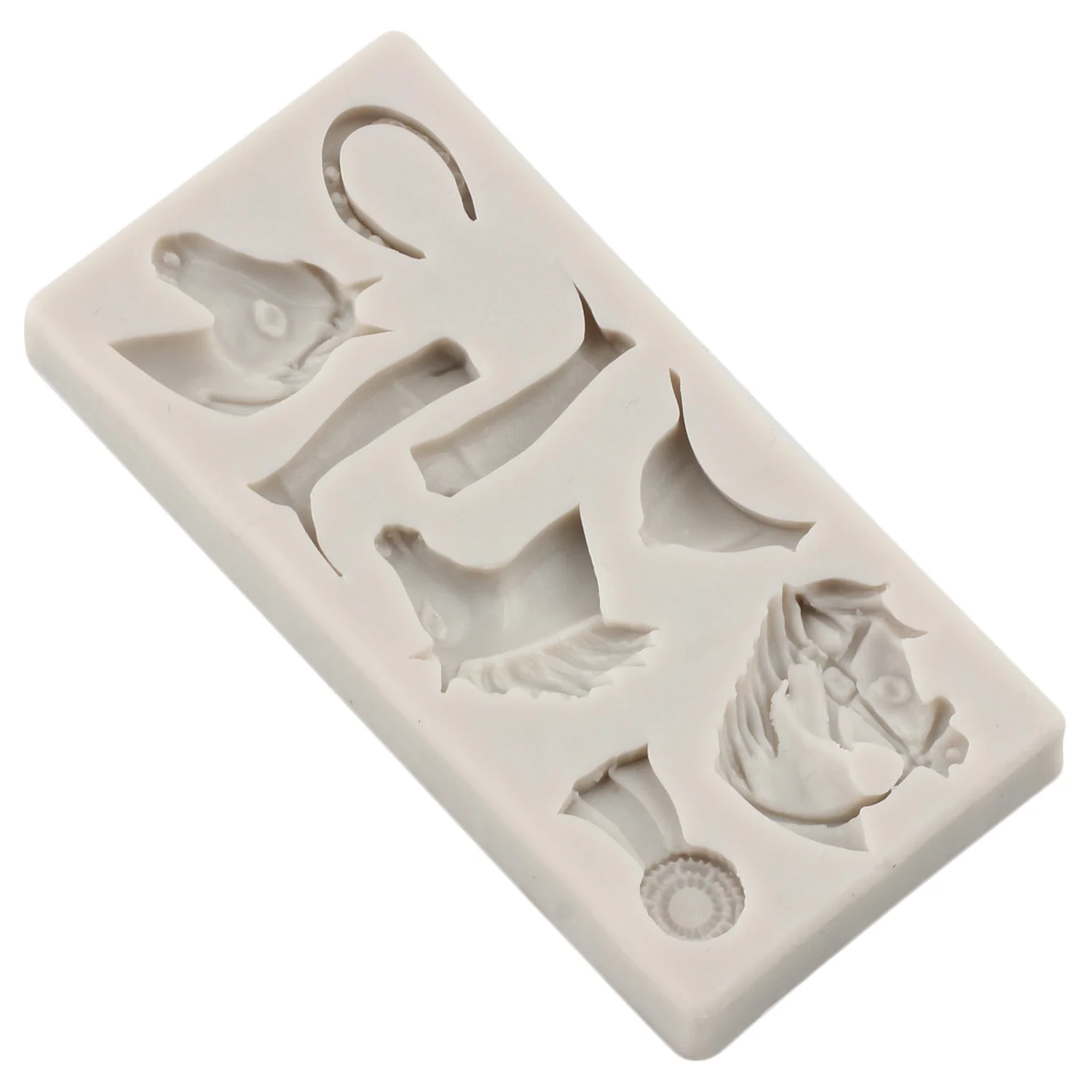 3D Horse Shoes Silicone Mold Riding Boots Hats Cupcake Topper Fondant Cake Decorating Tools Candy Resin Clay Chocolate Moulds