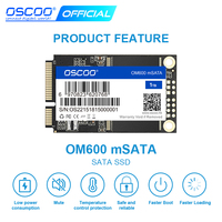 OSCOO mSATA SSD 128GB 256GB 512GB 1TB Ssd Drive 3x5cm SATAIII Internal Solid State Drives Hard Disk for Laptop