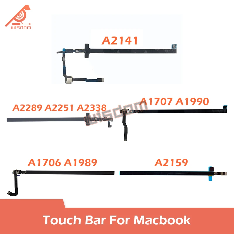 Pasek dotykowy do laptopa Macbook Pro Retina 13 "15" 16 "A1706 A1989 A2159 A1707 A1990 A2289 A2251 A2338 A2141 wymiana paska dotykowego