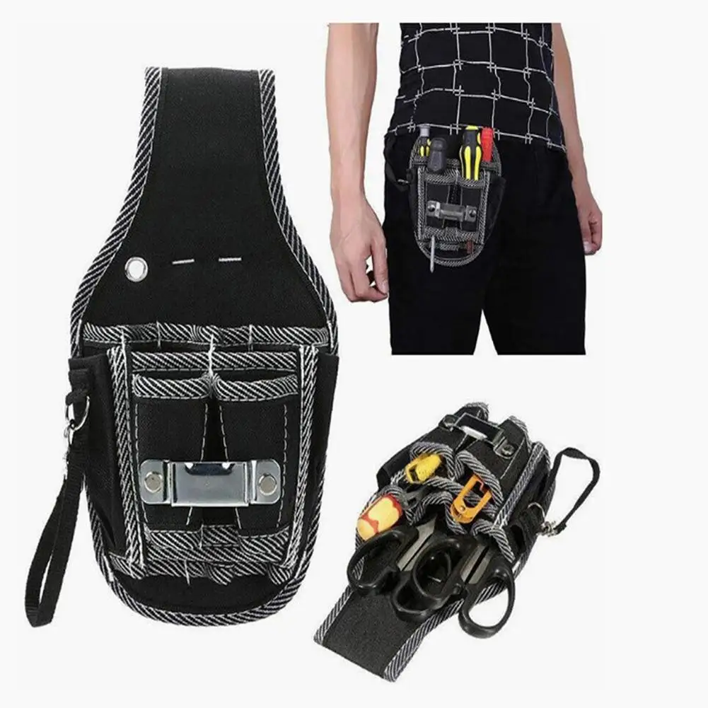 Electrician Repair Waist Tool Bag With Multi Pocket Large Capacity 600d Oxford Cloth Outdoor Waist Bag