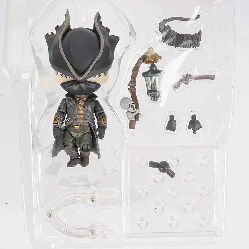 

10cm Bloodborne Curse Hunter Q-Version Clay Face Changing Mobile Pvc Desktop Model Ornaments child Birthday Gift Toy