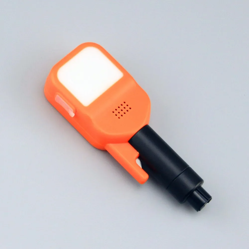 Multi-functional Car-mounted Safety Hammer Window Breaker Sound & Light Alarm Seatbelt Cutter Emergency Escape Self-rescue Tool