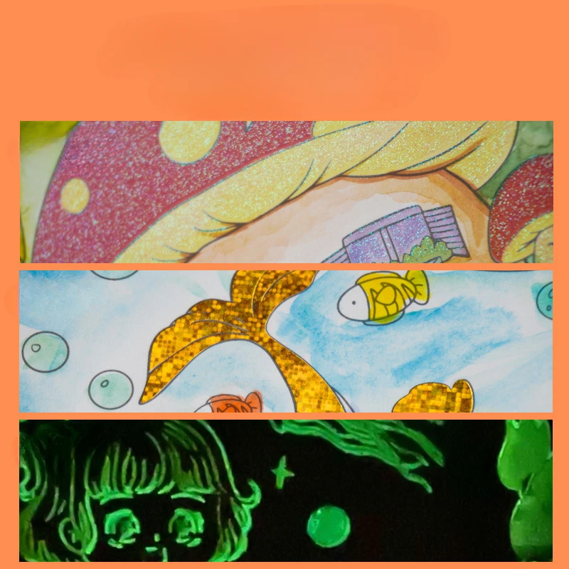 Acquerello Candy libro da colorare per bambini acquerello Picture Book Coloring Picture Book Coloring Water Powder Note