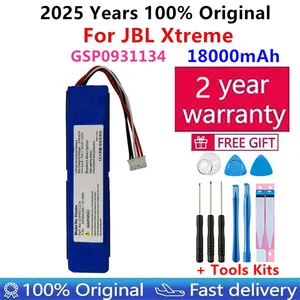 2025 بطارية أصلية جديدة 100٪ 18000 مللي أمبير 37.0 واط في الساعة لرقم تتبع البطارية JBL Xtreme1 Extreme Xtreme 1 GSP 0931134 مع الأدوات أفضل 11 بطارية JBL Xtreme أصلية مبيعا - No6