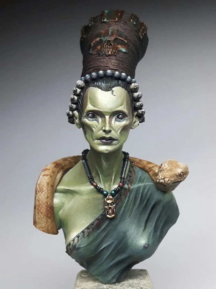 

Unpainted Kit 1/10 high 120mm Queen of the Night 120mm bust Resin Figure miniature garage kit