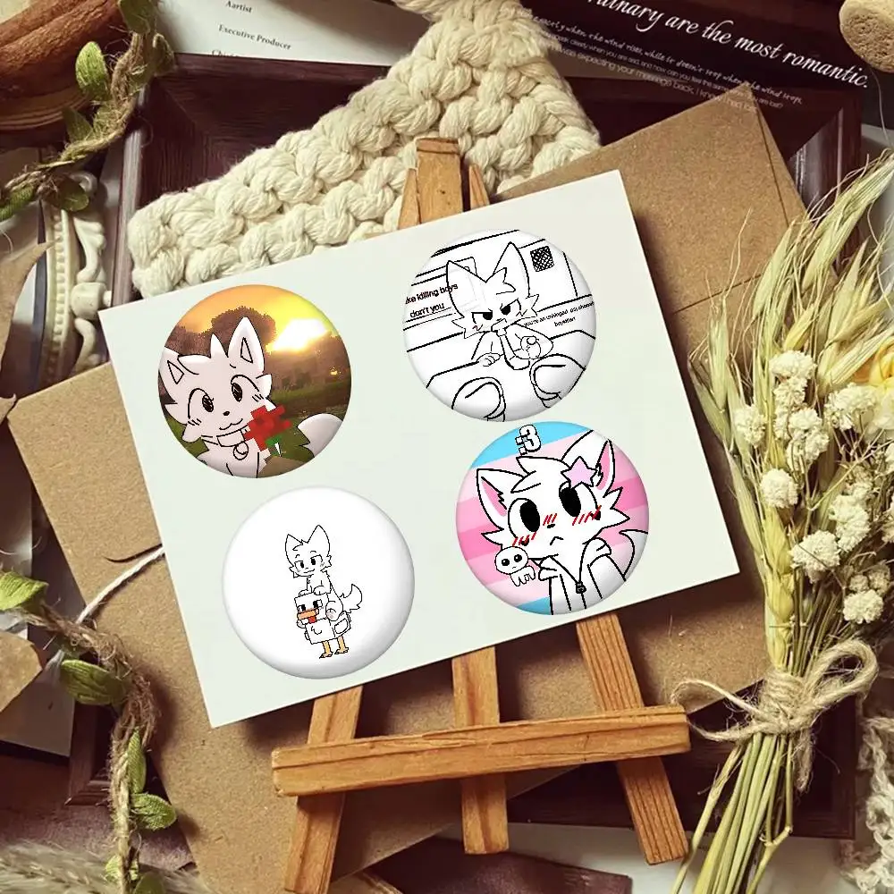 Cute Boykisser Silly Cat Hot Brooches On Backpack Decoration Round Enamel Pins For Jewelry Gifts Bag Accessorys