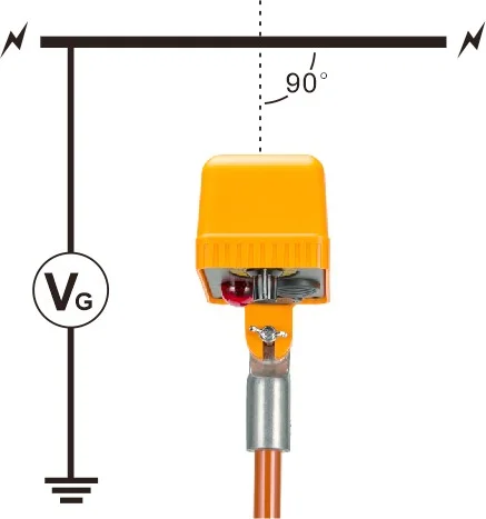 TID POWER Non-contact Electrical Testing Detector Model 593001 With 10kV-500kV Range IP65 Protection 9V Zinc-Manganese Battery view 6