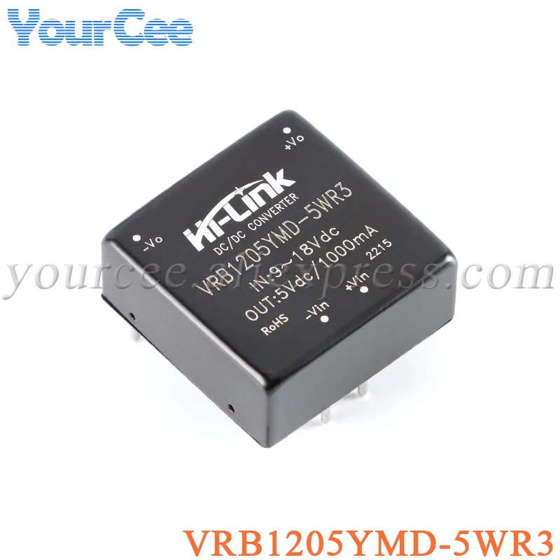 5W DC-DC Isolated Converter Power Supply Module DC DC 12V to 15V/5V/12V 24v to 5V/12V HLK-5D2405/5D1205/5D1212/5D1215/5D2412