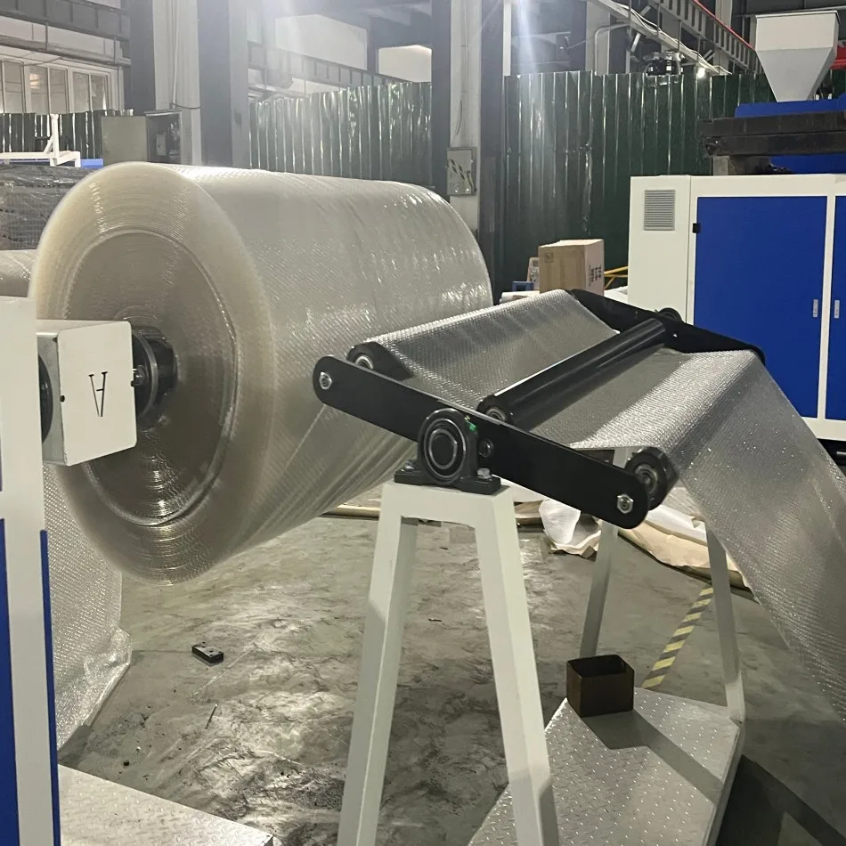 2025 alta qualidade pe 1200mm filme bolha de 2 camadas que faz a máquina reciclável ldpe/dlpe hdpe pe folha extrusora parafuso plc