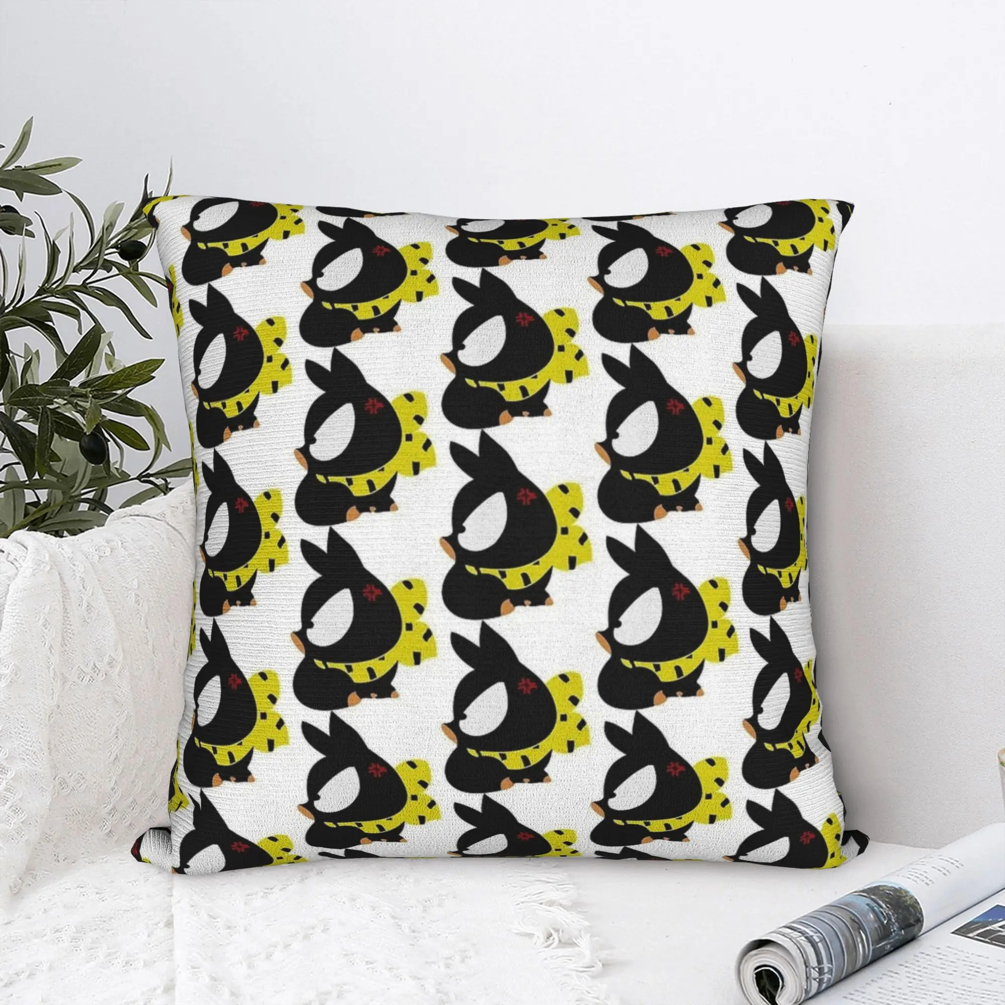 Angry P-Chan Square Pillow Case Ranma Anime Manga Cushion Cover Creative Decorative Throw Pillow Case Cover for Seat 40x40cm