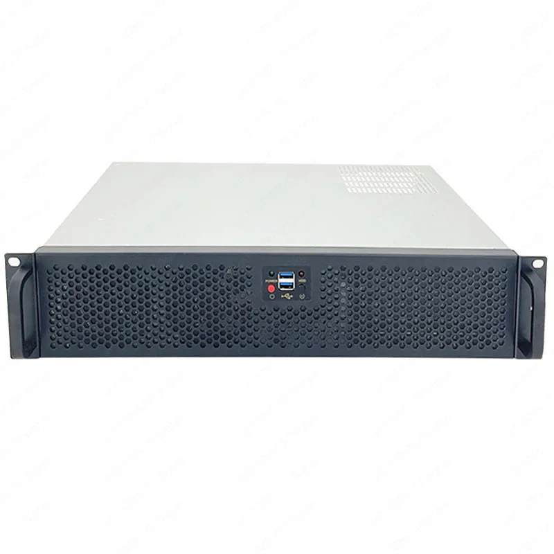 2U-300 Industrial Control Server Chassis 30cm Deep Short Box Monitoring Video Recorder MATX Board ATX Chassis