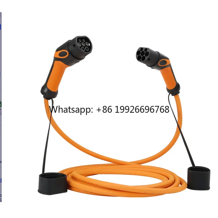 

New Arrival 5M IEC62196 Electric Vehicle .5KW 7KW Portable Electric Car Charging Cable
