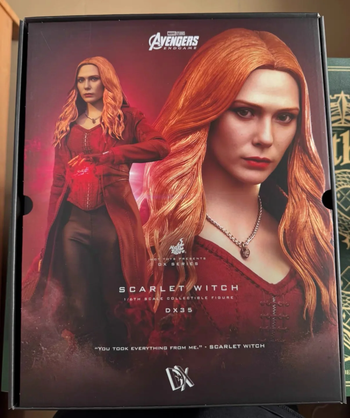 

In Stock Hot Toys Ht 1/6 Soldier Dx35 Avengers 4 Scarlet Witch Anime Action Figure Collection Model Toys Doll Surprise Toy Gift