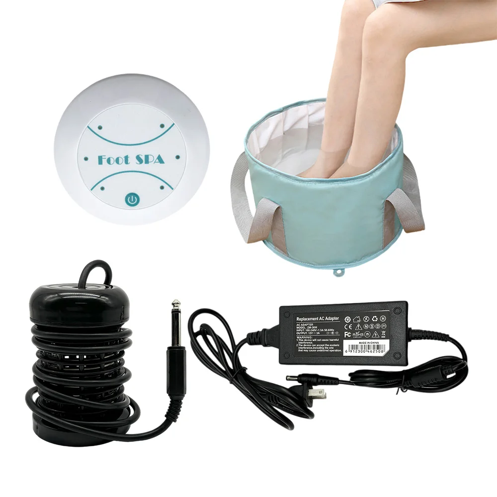 

Foot Massager Footbath Machine Ionic Detox Foot Bath Aqua Cell Spa Pedicure Ion Cleanse Massage Health Care Grandparents Gift