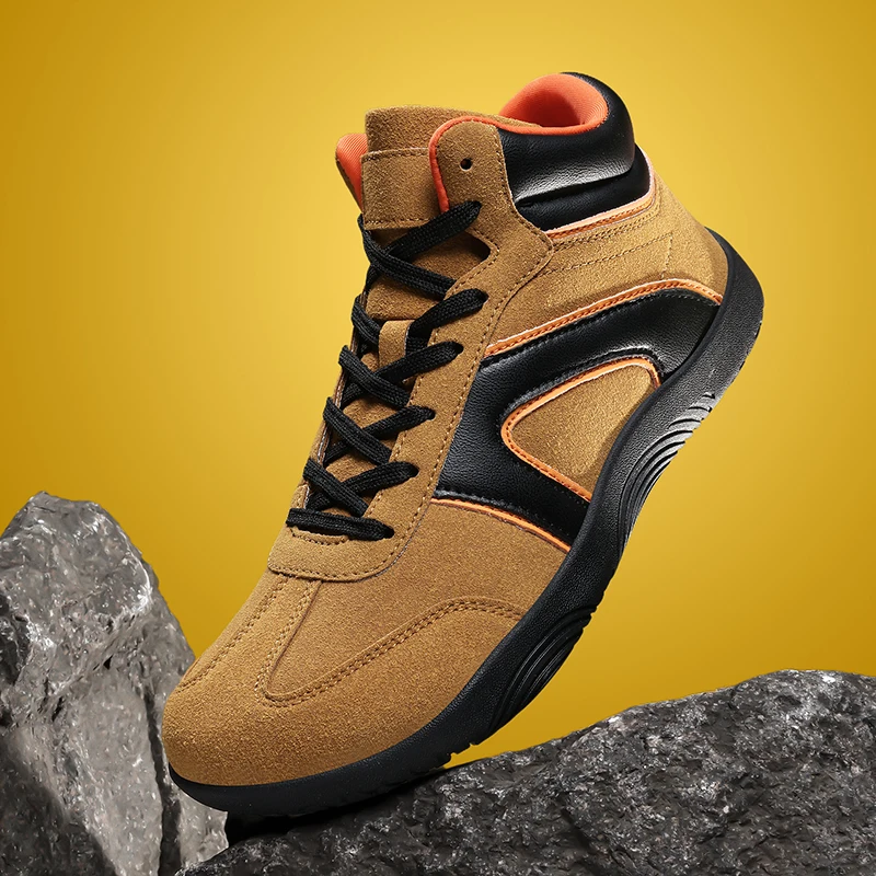 

Большой размер 36-48, уличная походная обувь для пар, мужские высококачественные треккинговые кроссовки с широкой головкой, мужские удобные противоскользящие прогулочные туфли