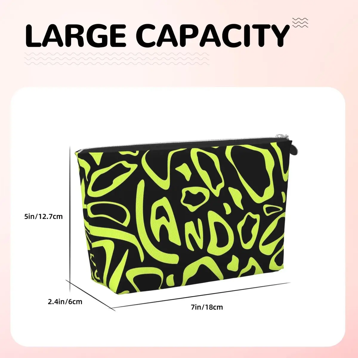Lando Norris British Racing Driver Women Cosmetic Bag Travel Makeup Organizer Pouch Toiletry Storage Dopp Kit Box