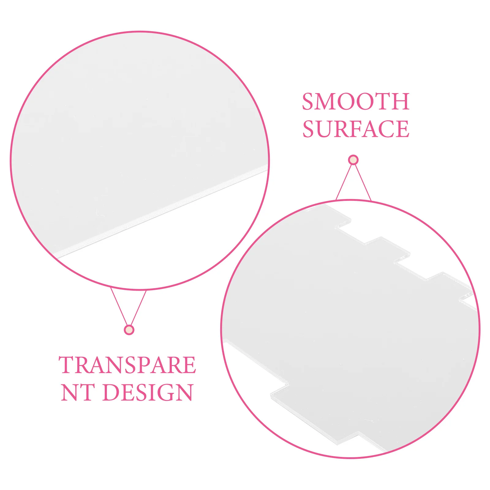 

4pcs Cake Scraper Set Acrylic Non-Stick Baking Tool For Frosting Cream Cheese Dough Pizza Wall-Hanging Design Multipurpose