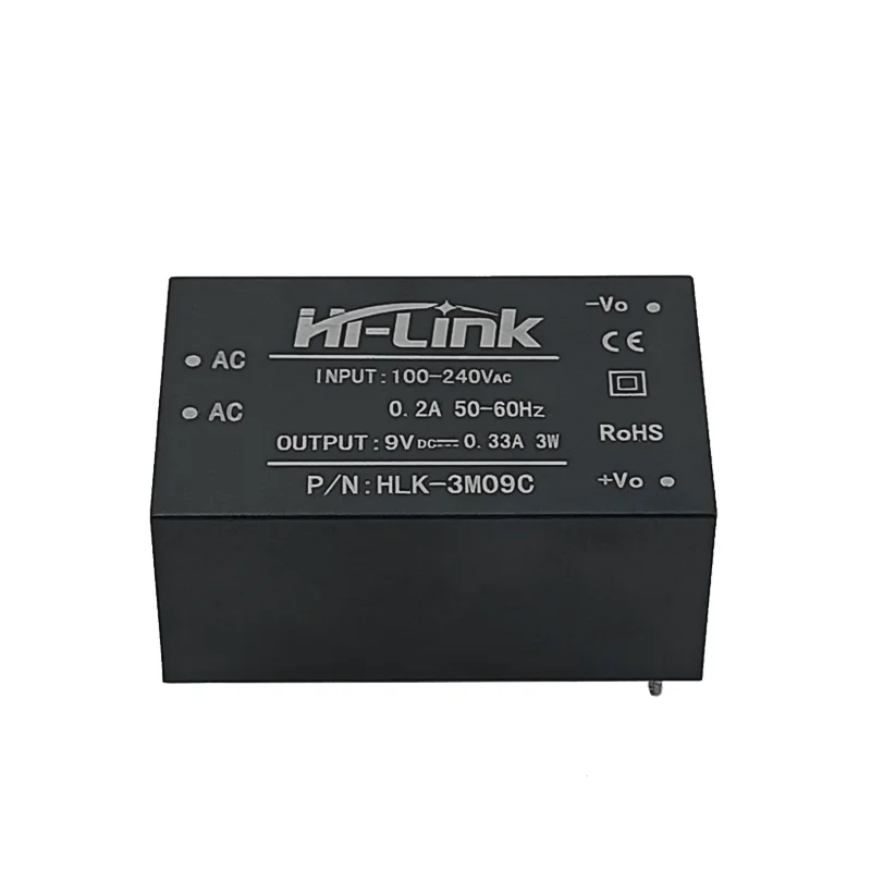 Hi-Link EMC Type 3W 3.3V/5V/9V/12V/15V/24V 220V HLK-3M03C/3M05C/3M09C/3M12C/3M15C/3M24C AC DC Isolated Power Supply Module