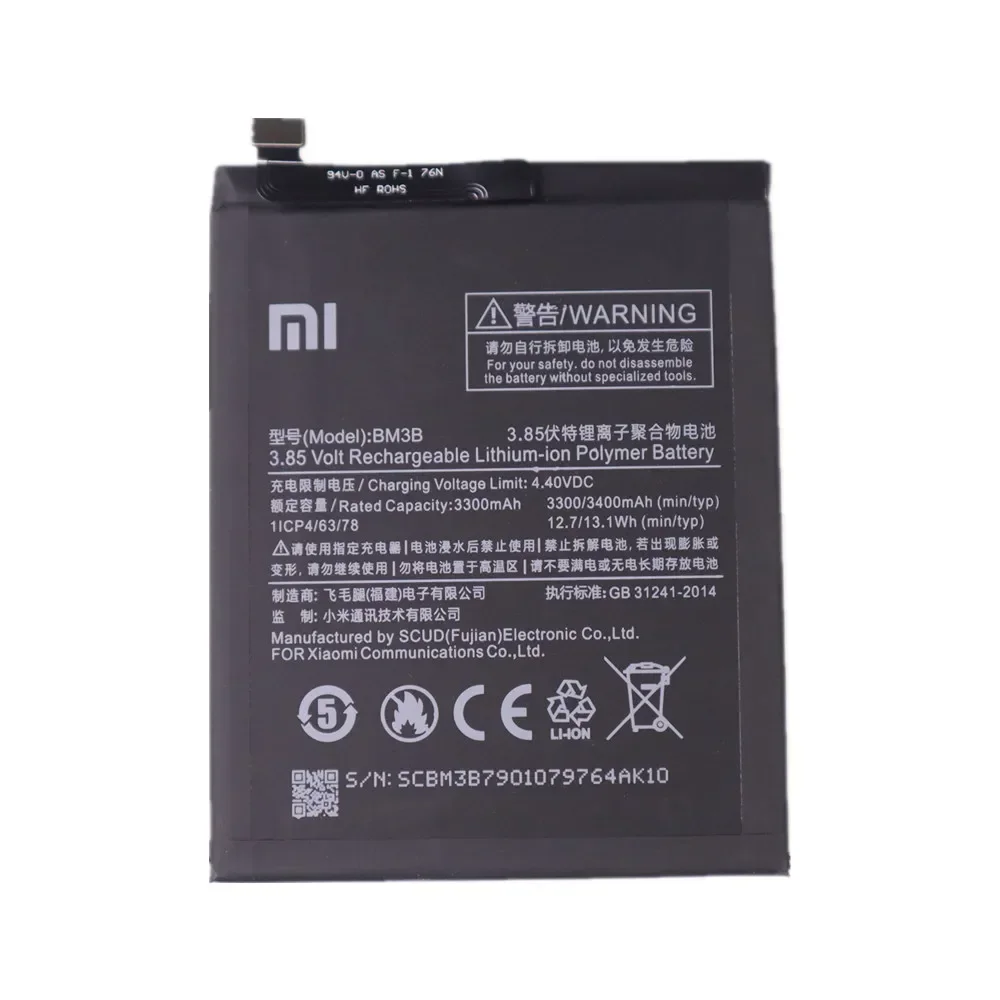 2024 Years BM3B  Xiao Mi Original Battery For Xiaomi Mi Mix 2 Mix2 / Mix 2S Mix2S 3300mAh High Capacity Phone Battery + Tools