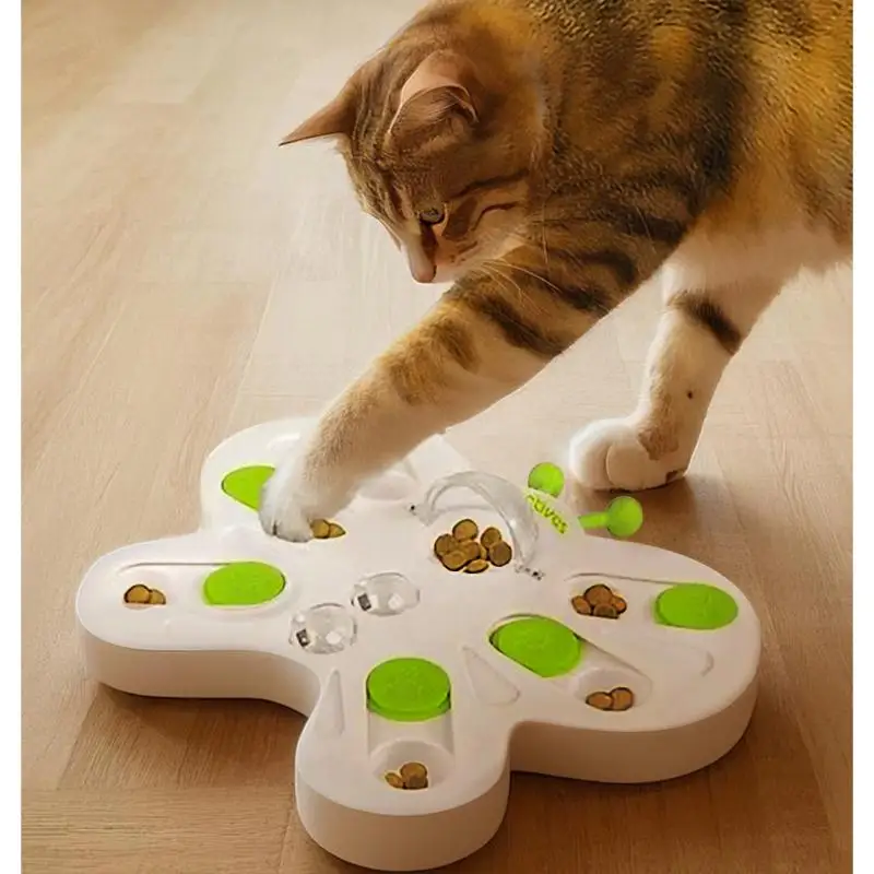 

Корм для кошек и собак, миска для медленной тренировки, форма бабочки, медленная головоломка, забавная скрытая интерактивная игрушка для кормления домашних животных