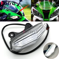가와사키 닌자 ZX-10R ZX10R 2011-2014 12 13 오토바이 액세서리 프론트 센터 마커 LED 파일럿 헤드 라이트 헤드 램프