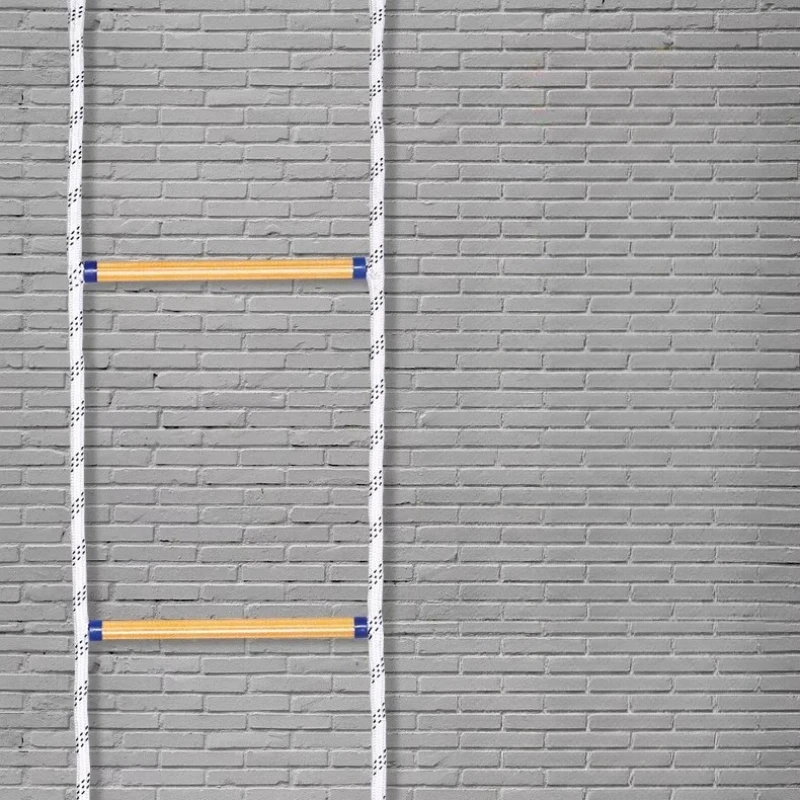 

Earthquake emergency escape ladders rope ladders 10 meters life rope safety rope ladder climbing rescue downhill folding ladder