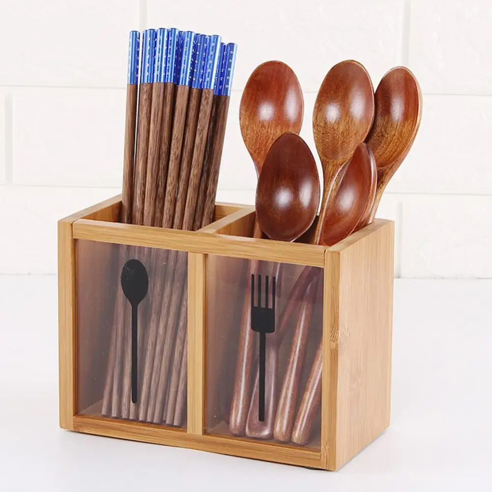 Spoon Chopsticks Fork Storage Box Chopstick Storage Holder Tableware Storage Holder Box Kitchen Utensil Organizer Large Capacity