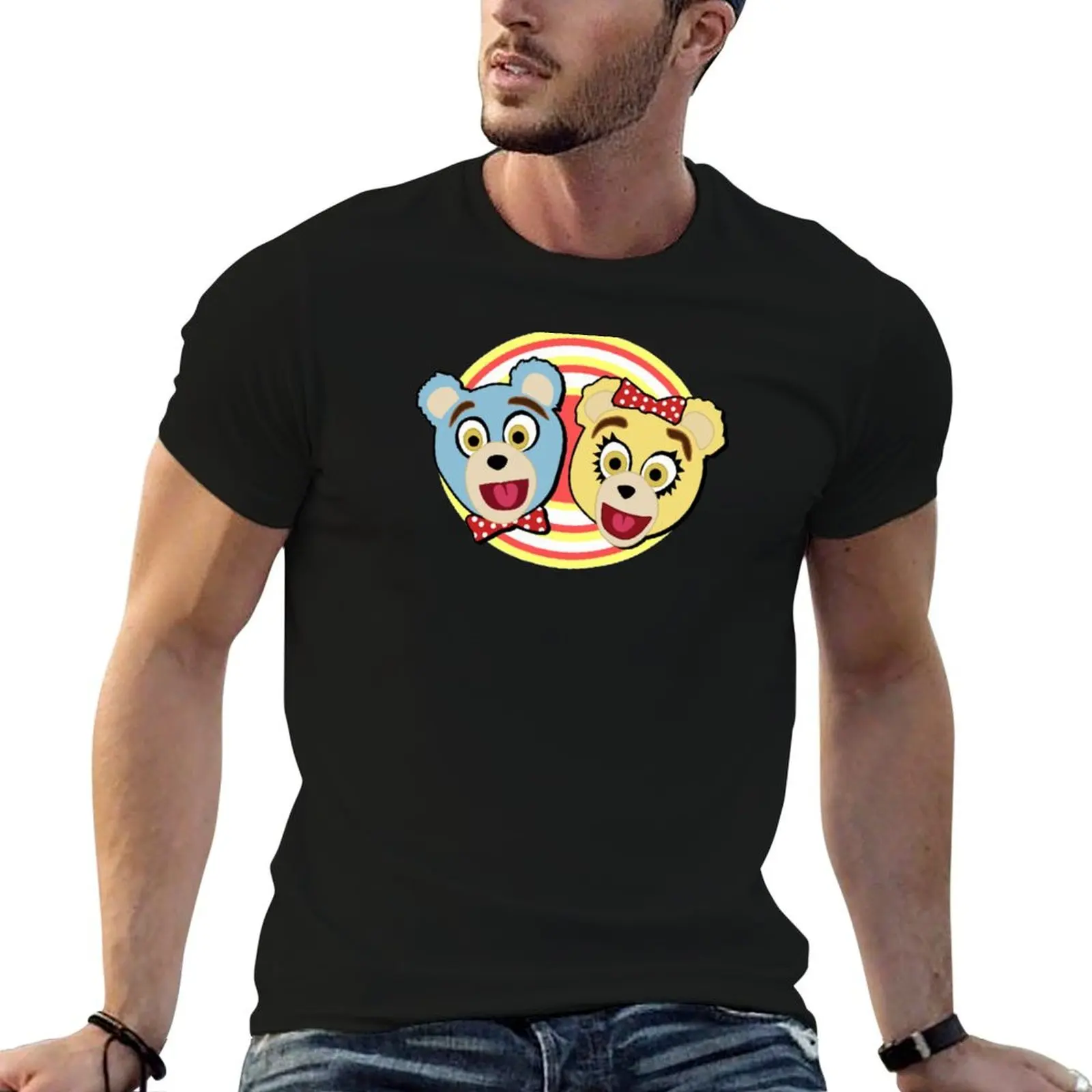 Avenue Q Bad Idea Bears T-Shirt Sweat Resistant Workout Tee Shirt