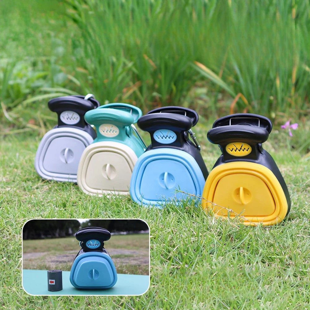 Dog Pet Travel Foldable Pooper Scooper  Decomposable bags Poop Scoop Clean Pick Up Excreta Cleaner