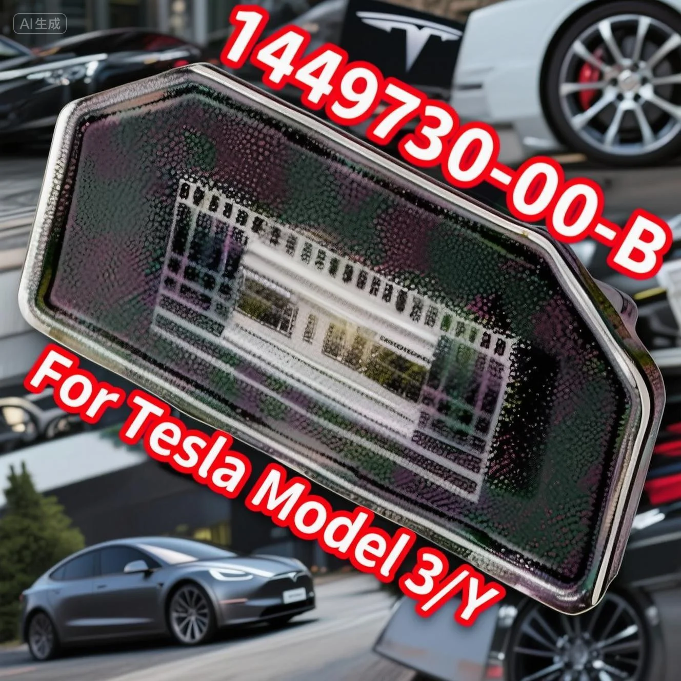 

1449730-00-B 2 шт. для Tesla Model 3 Model Y 2017-2022 светодиодные фонари номерного знака, лампы Canbus, белые автомобильные аксессуары
