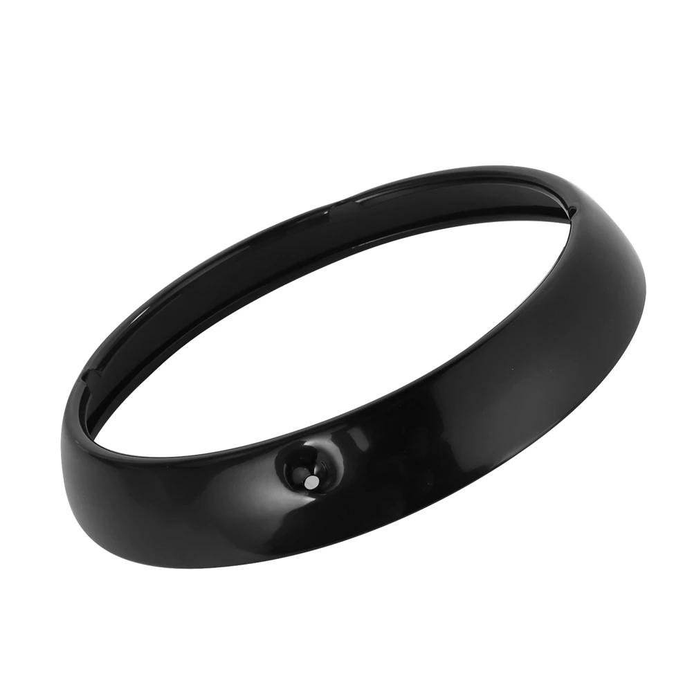 دراجة نارية 7 "المصباح الأمامي غطاء حلقة الكسوة مجموعة مصابيح أمامية ل هارلي بجولة الطريق الملك إلكترا الإنزلاق شارع FLHT FLHR #5