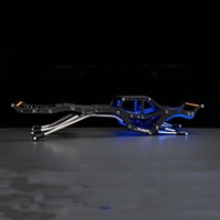 RhinoRC YUE LCG v2 Crawler Frame Chassis Kit,with Titanium Alloy Link,for 1/10 RC Crawler Car