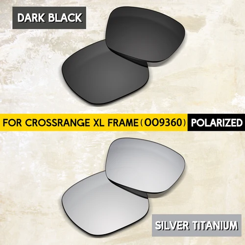 Imagen 2 del producto Lentes de repuesto polarizadas para gafas de sol Oakley Crossrange XL OO9360 de 58 mm, opción múltiple