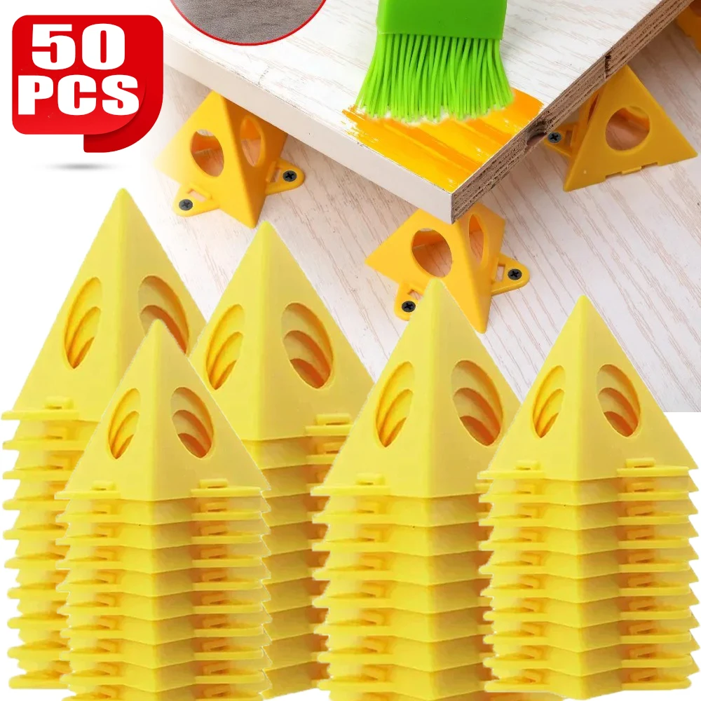 Mini Pyramid Support Frame Tripod Woodworking Paint Stands Triangular Spray Painting Brackets Cushion Block Auxiliary Tool Sets