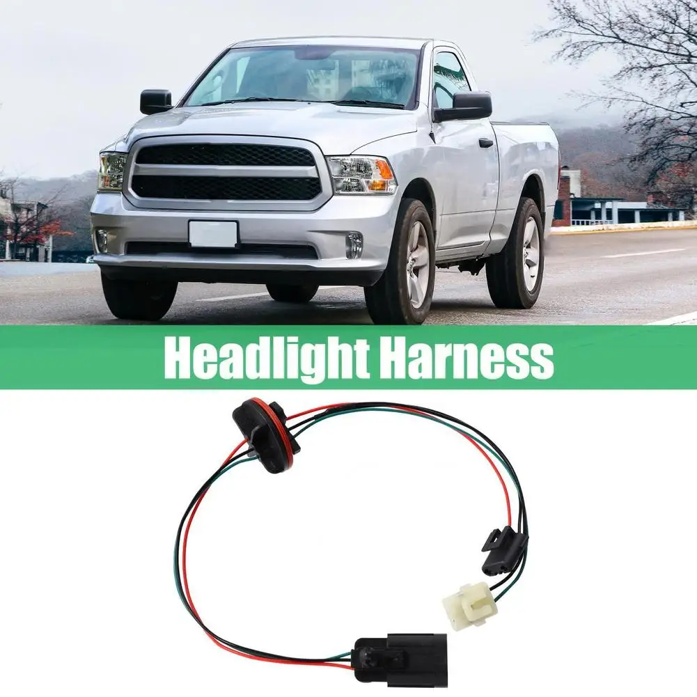 

Car Headlight Lamp Wiring Harness 68193062ab 628193062aa Compatible For Ram 1500 2500 3500 4500 5500