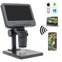 MS2 1000X Digital Microscope LED Illumination Electronic Devices Wifi Connection For Mobile Phones PC PCB Inspection USB