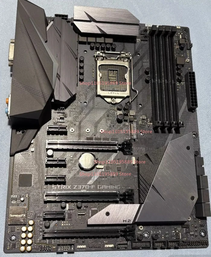 

Материнская плата ASUS ROG STRIX Z370-F GAMING Z370 LGA1151 с поддержкой процессоров 8-го и 9-го поколений Core, DDR4, M.2, RGB